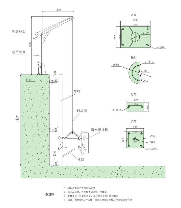 潛水?dāng)嚢铏C QJB7.5/12-620/3-480C/S